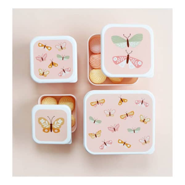 A Little Lovely Company lunch & snackdoos vlinders - Afbeelding 6