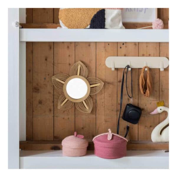 Kidsdepot set van 2 opbergmanden bowie roze - Afbeelding 2