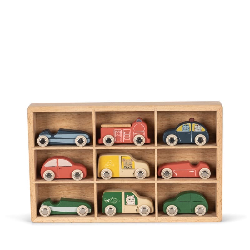 konges-slojd-set-van-9-houten-mini-autos
