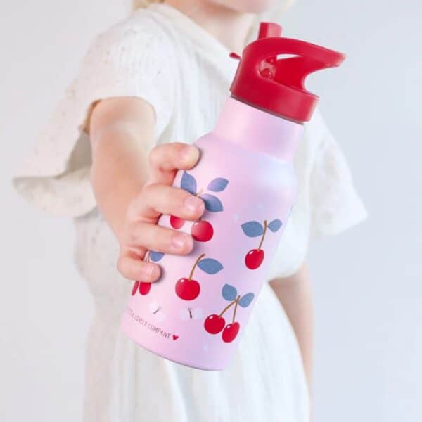 a-little-lovely-company-thermische-drinkfles-kersen-sfeerbeeld-2
