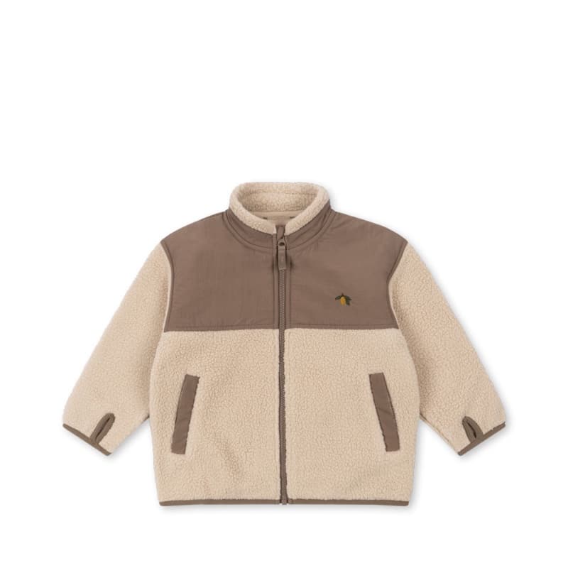 konges-slojd-flynn-fleece-jacket-oxford-tan