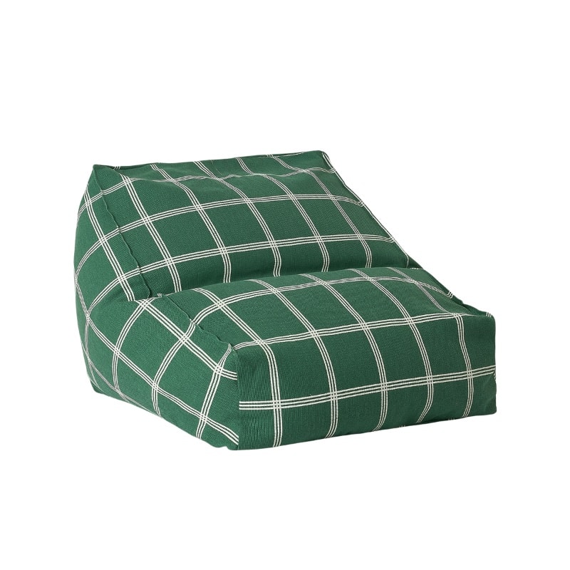 nobodinoz-Vibes-armchair-bean-bag-green-white-windowpane