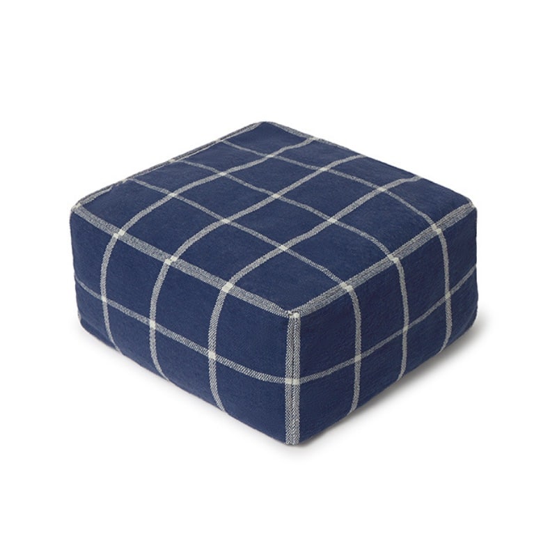 lorena-canals-Pouf-Geo-Block-Navy-Blue