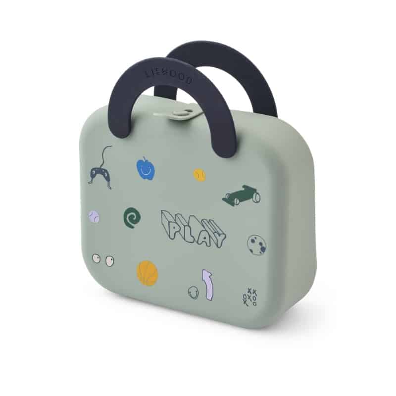 Liewood-Elara-foldable-lunchbox-play-dusty-peppermint
