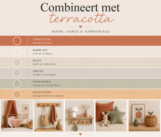 kleurencombinatie terracotta