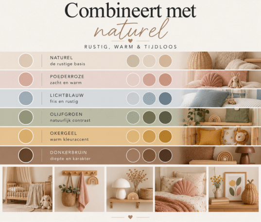 kleurencombinatie met naturel